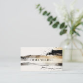 Carte de visite d'aquarelle Abstraite Ethereal (Debout devant)