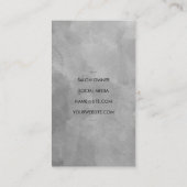 Carte de visite d'aquarelle des outils Salon (Dos)