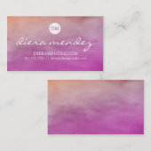 Carte de visite d'aquarelle d'Ombre (Devant / Derrière)