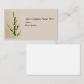 Carte de visite d'aquarelle en bambou (Devant / Derrière)