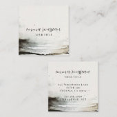 Carte de visite d'aquarelle Ethereal Abstrait (Devant / Derrière)