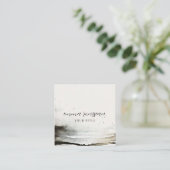 Carte de visite d'aquarelle Ethereal Abstrait (Debout devant)