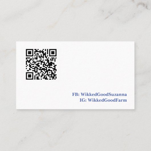 Carte de visite d'aquarelle paysager (Dos)