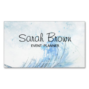 carte de visite d'aquarelle pour le planificateur