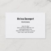 Carte de visite d'aquarelle Russe Reindeer Boho (Dos)