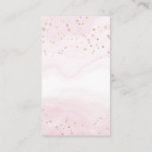 Carte de visite d'aquarelle vide (Dos)