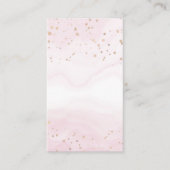 Carte de visite d'aquarelle vide (Devant)