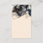 Carte de visite d'aquarelle vide (Dos)