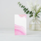 Carte de visite d'aquarelle vide (Debout devant)