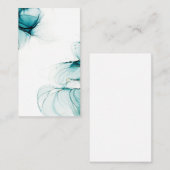 Carte de visite d'aquarelle vide (Devant / Derrière)