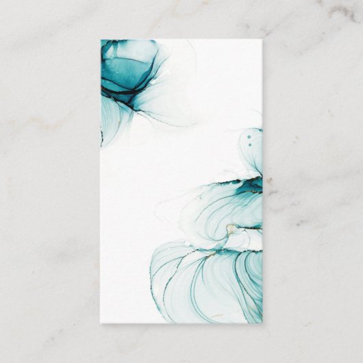Carte de visite d'aquarelle vide (Devant)