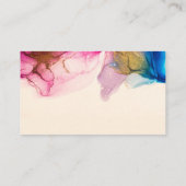 Carte de visite d'aquarelle vide (Dos)