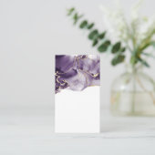 Carte de visite d'aquarelle vide (Debout devant)