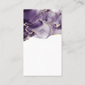 Carte de visite d'aquarelle vide (Dos)