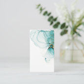 Carte de visite d'aquarelle vide (Debout devant)