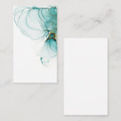 Carte de visite d'aquarelle vide (Devant / Derrière)