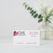Carte de visite DAR (Debout devant)