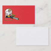 carte de visite d'arboriste de pruner de trimmer (Devant / Derrière)