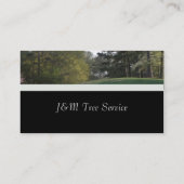 Carte de visite d'arbre (Dos)