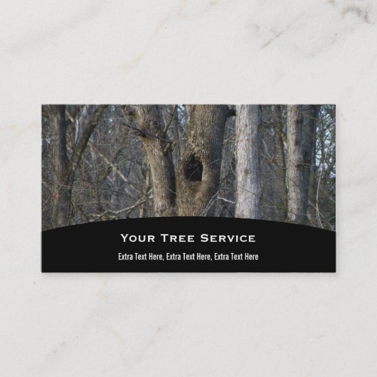 Carte de visite d'arbre (Devant)