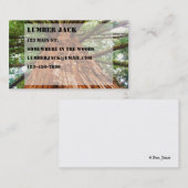 Carte de visite d'arbre (Devant / Derrière)