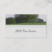 Carte de visite d'arbre (Dos)