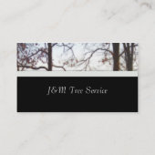 Carte de visite d'arbre (Dos)