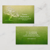 carte de visite d'arbre (Devant / Derrière)