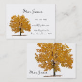 Carte de visite d'arbre (Devant / Derrière)