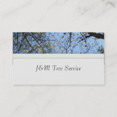 Carte de visite d'arbre (Dos)