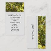 Carte de visite d'arbre (Devant / Derrière)
