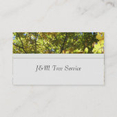 Carte de visite d'arbre (Dos)