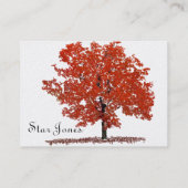 Carte de visite d'arbre (Dos)