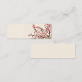 Carte de visite d'arbre de fleurs de cerisier (Devant / Derrière)