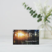 Carte de visite d'arbre de Sun (Debout devant)