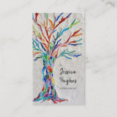 Carte de visite d'arbre généalogique (Devant)