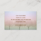 Carte de visite d'arbres (Dos)