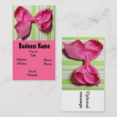 Carte de visite d'arc de cheveux de roses indien (Devant / Derrière)
