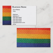 Carte de visite d'arc-en-ciel (Devant / Derrière)