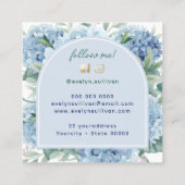 Carte de visite d'arche d'Hydrangea (Dos)