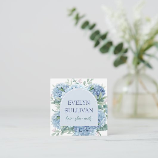 Carte de visite d'arche d'Hydrangea (Debout devant)