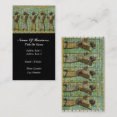 Carte de visite d'archéologue (Devant / Derrière)