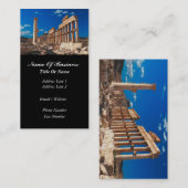 Carte de visite d'archéologue (Devant / Derrière)