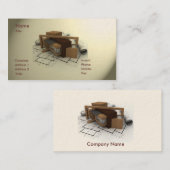 Carte de visite d'architecte (Devant / Derrière)