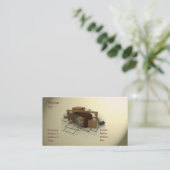 Carte de visite d'architecte (Debout devant)