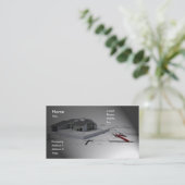 Carte de visite d'architecte (Debout devant)