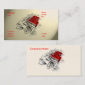 Carte de visite d'architecte (Devant / Derrière)