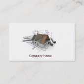 Carte de visite d'architecte (Dos)