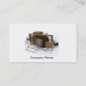 Carte de visite d'architecte (Dos)