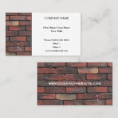 Carte de visite d'architecte (Devant / Derrière)